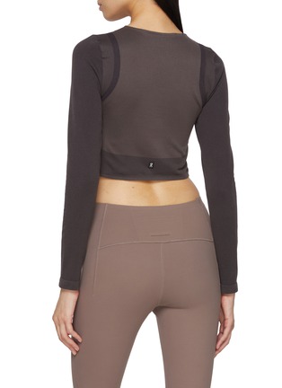 背面 - 点击放大 - ON - Studio Long Sleeve Knit Crop Top