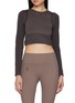 首图 - 点击放大 - ON - Studio Long Sleeve Knit Crop Top