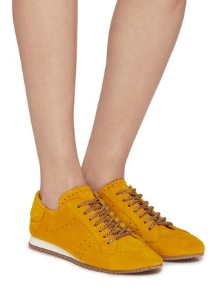 模特儿示范图 - 点击放大 - PEDRO GARCÍA - Celin Suede Women's Sneakers