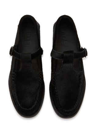 细节 - 点击放大 - HEREU - Alber Calf Hair T-Bar Loafers
