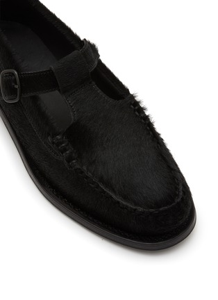 细节 - 点击放大 - HEREU - Alber Calf Hair T-Bar Loafers
