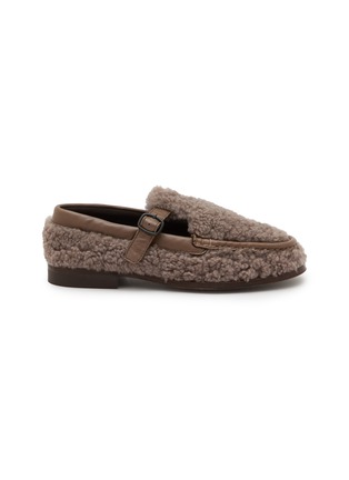 首图 - 点击放大 - HEREU - Alber Shearling T-Bar Loafers