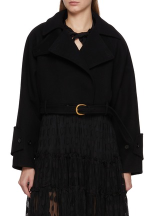 首图 - 点击放大 - CHLOÉ - Stand Collar Belted Hem Wool Jacket