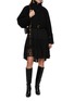 模特儿示范图 - 点击放大 - CHLOÉ - Stand Collar Belted Hem Wool Jacket