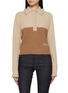 首图 - 点击放大 - CHLOÉ - Collared Wool Cashmere Cable Knit Sweater