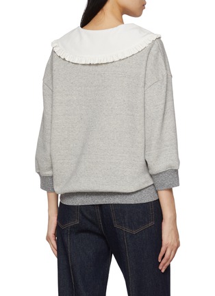 背面 - 点击放大 - CHLOÉ - Long Sleeve Collared Fleece Sweater