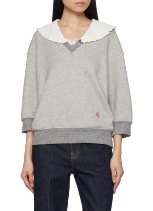 首图 - 点击放大 - CHLOÉ - Long Sleeve Collared Fleece Sweater