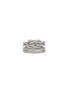首图 - 点击放大 - JOHN HARDY - Love Knot Diamond Sterling Silver Ring — Size 8