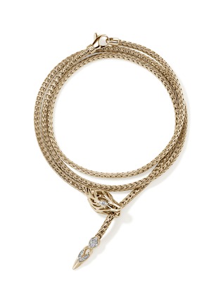 细节 - 点击放大 - JOHN HARDY - Legends Naga 14K Gold Diamond Bracelet — Size US