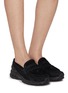 模特儿示范图 - 点击放大 - NEW BALANCE - 1906L Unisex Loafer Sneakers
