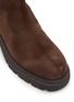 细节 - 点击放大 - STUART WEITZMAN - 5050 HUDSON LITE 绒面皮拼接及踝靴
