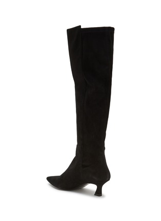  - STUART WEITZMAN - 5050 VINNIE 绒面皮拼接高筒中跟靴