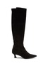 首图 - 点击放大 - STUART WEITZMAN - 5050 VINNIE 绒面皮拼接高筒中跟靴