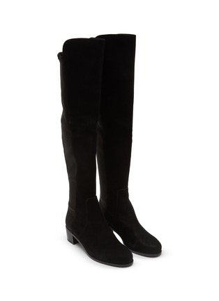 细节 - 点击放大 - STUART WEITZMAN - Reserve 40 Suede Tall Boots