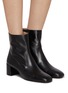 模特儿示范图 - 点击放大 - STUART WEITZMAN - Maeve 50 Suede Ankle Boots