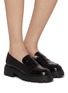 模特儿示范图 - 点击放大 - STUART WEITZMAN - Hudson Lite Leather Loafers