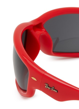 细节 - 点击放大 - RAY-BAN - x A$AP Rocky Ultra Wrap 003 Wrap Sunglasses