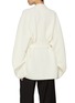 背面 - 点击放大 - BARENA - Open Front Tie Waist Wool Cardigan