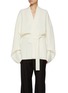 首图 - 点击放大 - BARENA - Open Front Tie Waist Wool Cardigan
