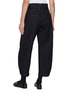 背面 - 点击放大 - BARENA - Tie Waist Carrot Leg Dark Wash Jeans