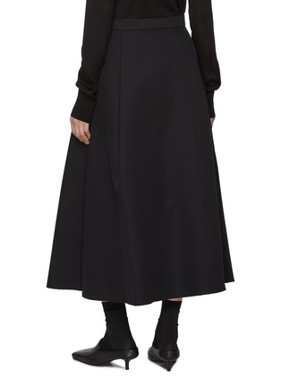 背面 - 点击放大 - BARENA - Flared Structured Midi Skirt