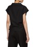 背面 - 点击放大 - BARENA - Mock Neck Cap Sleeve Top