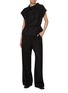 模特儿示范图 - 点击放大 - BARENA - Mock Neck Cap Sleeve Top