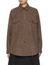 首图 - 点击放大 - BARENA - Plaid Check Wool Overshirt