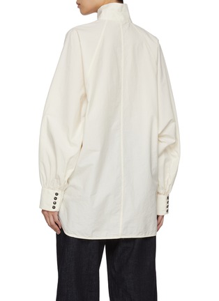 背面 - 点击放大 - BARENA - Batwing Sleeve Cotton Shirt