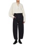 模特儿示范图 - 点击放大 - BARENA - Batwing Sleeve Cotton Shirt