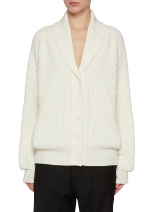 首图 - 点击放大 - BARENA - Shawl Collar Wool Cardigan
