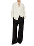 模特儿示范图 - 点击放大 - BARENA - Shawl Collar Wool Cardigan