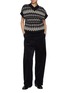 模特儿示范图 - 点击放大 - BARENA - Fair Isle Knit Vest