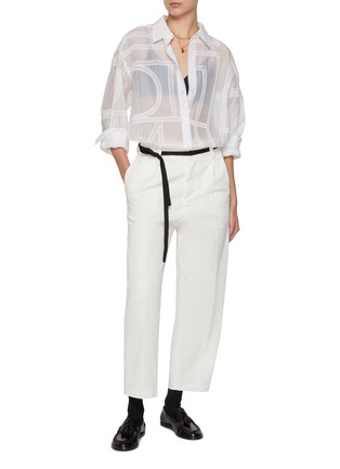 模特儿示范图 - 点击放大 - BARENA - Tapered Chino Pants