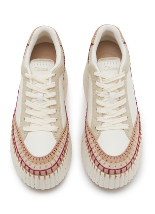 细节 - 点击放大 - CHLOÉ - Nama Leather Women's Platform Sneakers