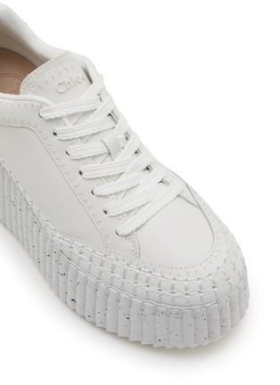 细节 - 点击放大 - CHLOÉ - Nama Leather Women's Platform Sneakers