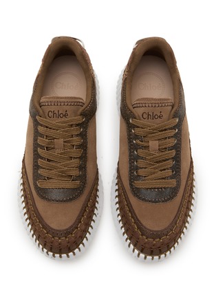 细节 - 点击放大 - CHLOÉ - Nama Leather Women's Platform Sneakers