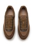 细节 - 点击放大 - CHLOÉ - Nama Leather Women's Platform Sneakers