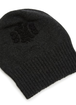细节 - 点击放大 - BARRIE - Thistle Logo Cashmere Beanie