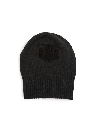 首图 - 点击放大 - BARRIE - Thistle Logo Cashmere Beanie