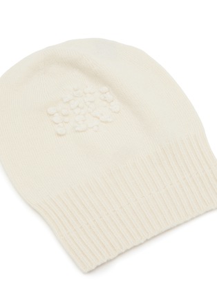 细节 - 点击放大 - BARRIE - Thistle Logo Cashmere Beanie