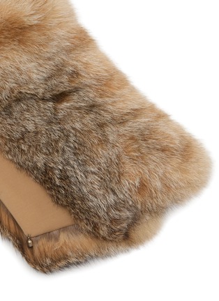 细节 - 点击放大 - CHEVITE - Lynx Fur Collar Scarf