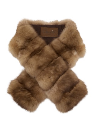 首图 - 点击放大 - CHEVITE - Sable Fur Muffler Scarf