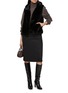 模特儿示范图 - 点击放大 - CHEVITE - Hooded Mink Fur Vest