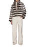 模特儿示范图 - 点击放大 - CHEVITE - Stand Collar Chinchilla Fur Jacket