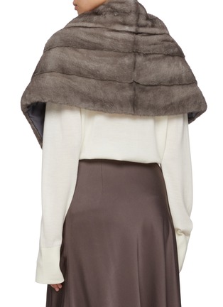 背面 - 点击放大 - CHEVITE - Mink Fur Cape