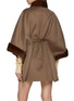 背面 - 点击放大 - CHEVITE - Mink Fur Trim Cashmere Cape