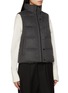 细节 - 点击放大 - CHEVITE - Reversible High Neck Mink Rex Fur Cashere Vest