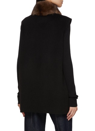 背面 - 点击放大 - CHEVITE - Sable Fur Cashmere Vest
