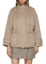 首图 - 点击放大 - CHEVITE - High Neck Sable Fur Cashmere Jacket